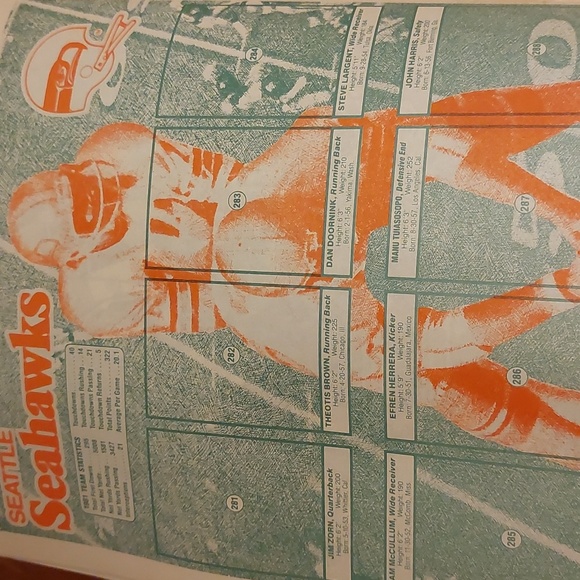 1982 Topps Football Sticker Album - Picture 7 of 8